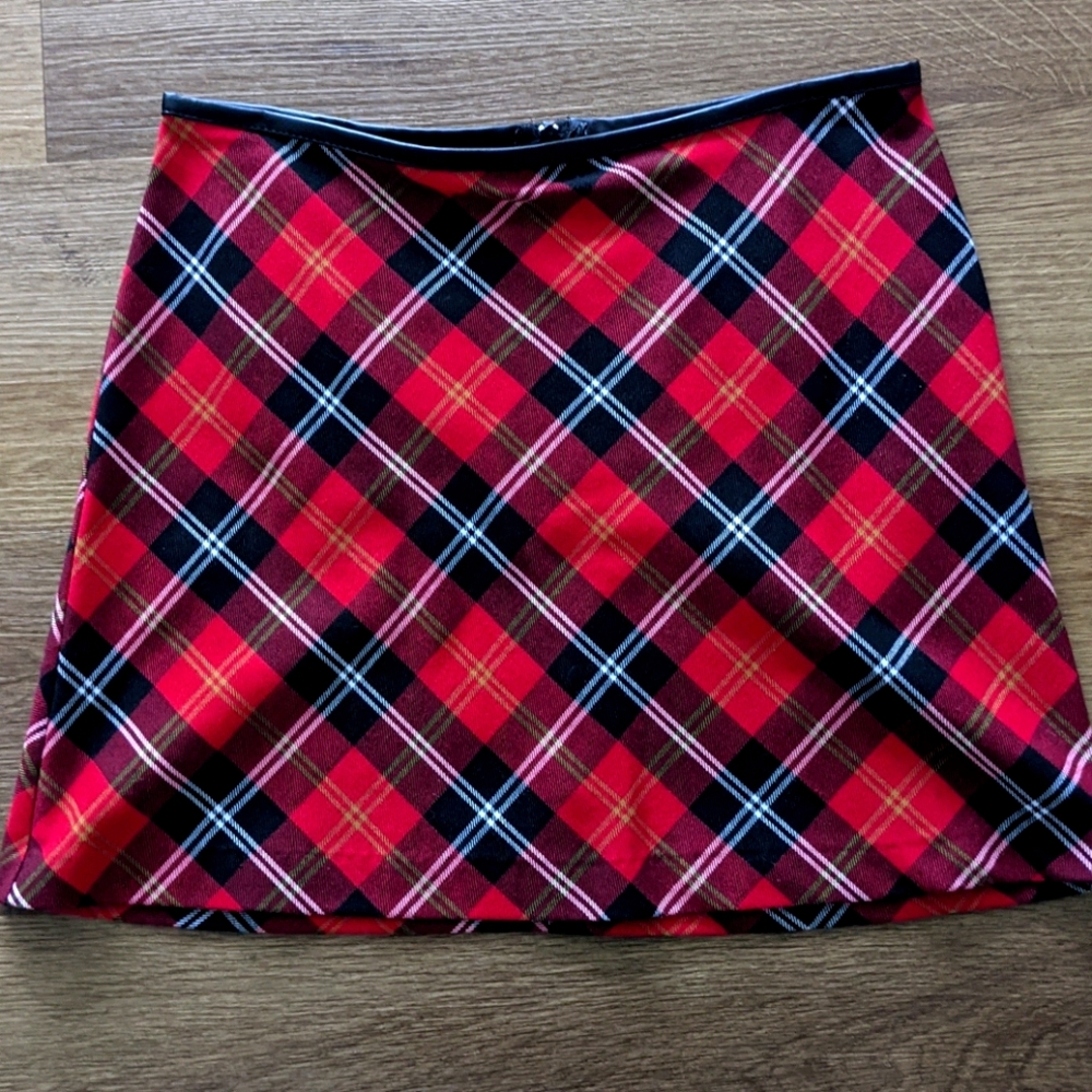 Y2K Vintage A. Byer Plaid Mini Skirt